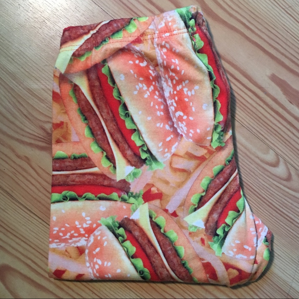 Sugar High (S) Cheeseburger Leggings